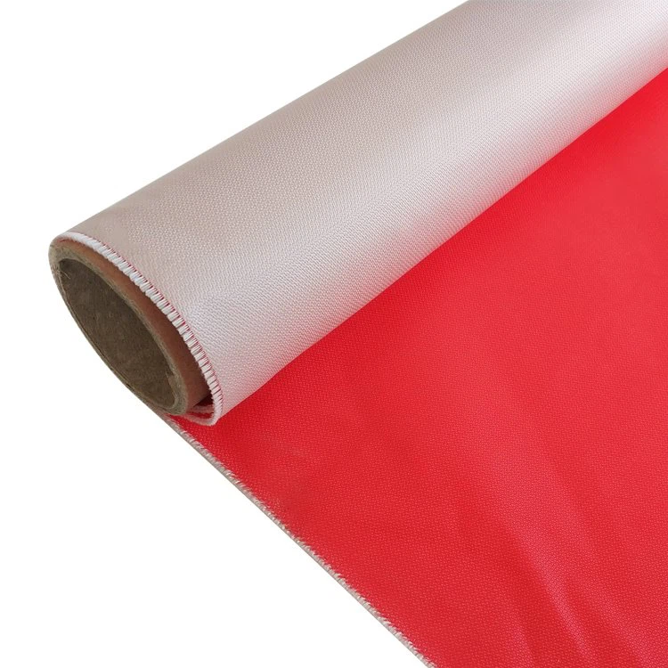 Tessuto in fibra di vetro rivestito in silicone su un lato
